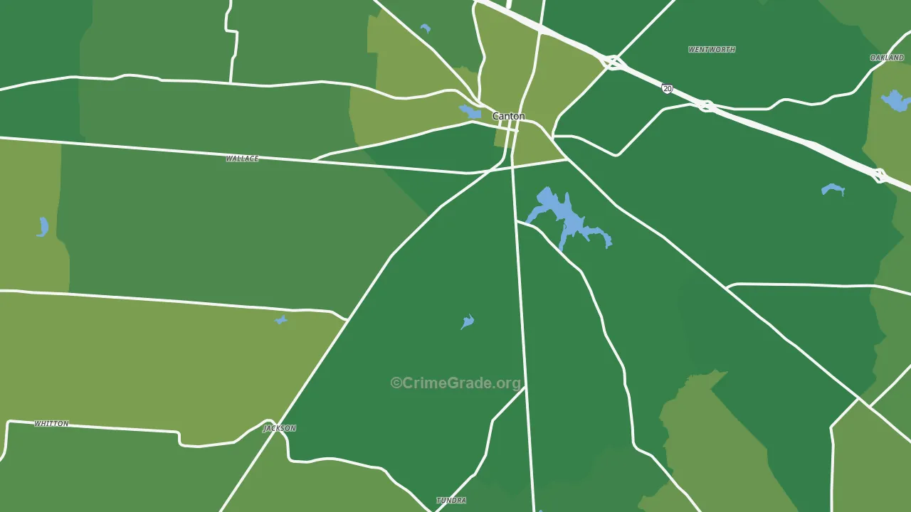 75103, TX Map of Vehicle Theft Rates
