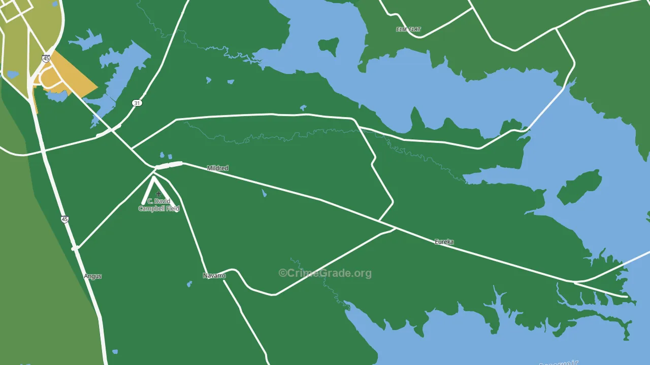 75109, TX Map of Vehicle Theft Rates