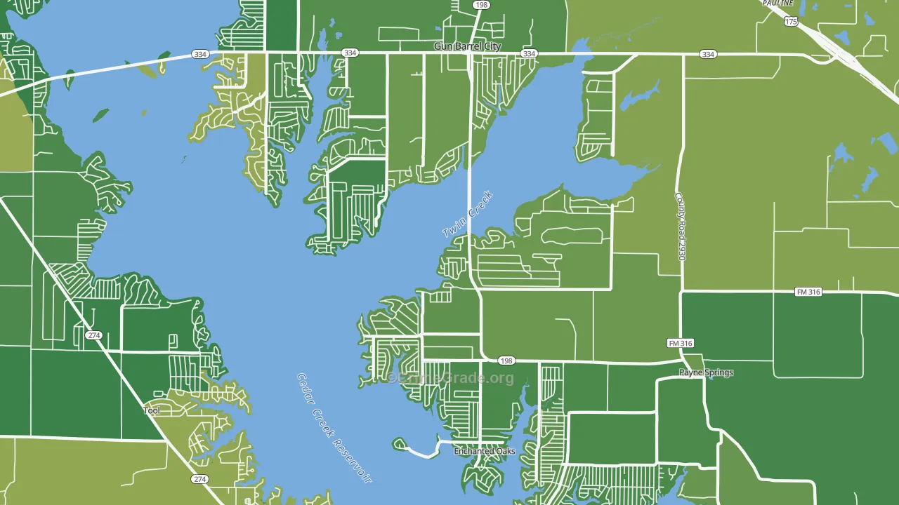 75156, TX Map of Vehicle Theft Rates