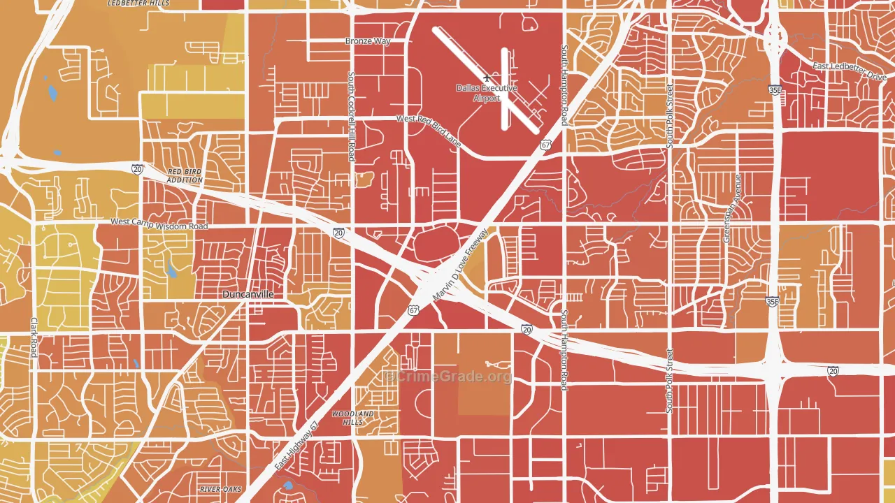 75237, TX Map of Vehicle Theft Rates