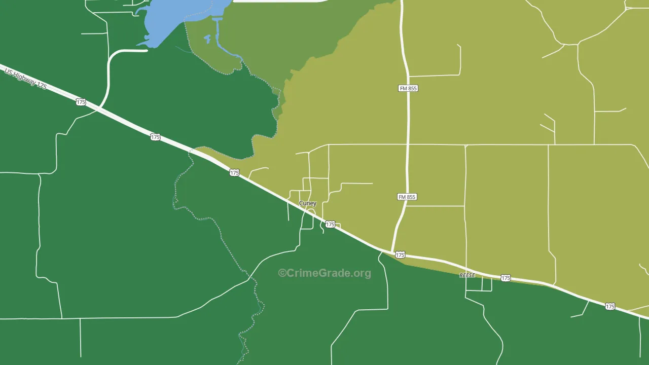 75759, TX Map of Vehicle Theft Rates