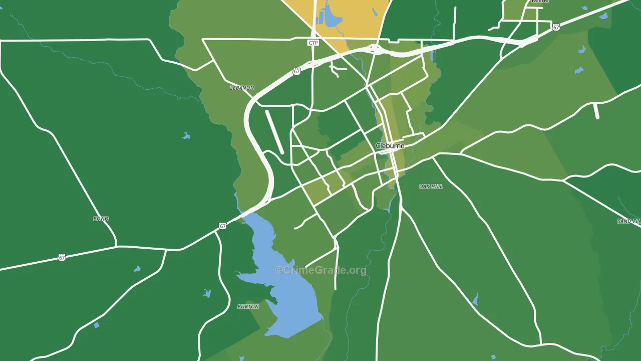 76033, TX Map of Vehicle Theft Rates
