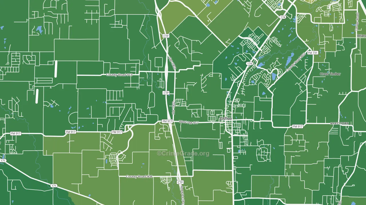 76058, TX Map of Vehicle Theft Rates