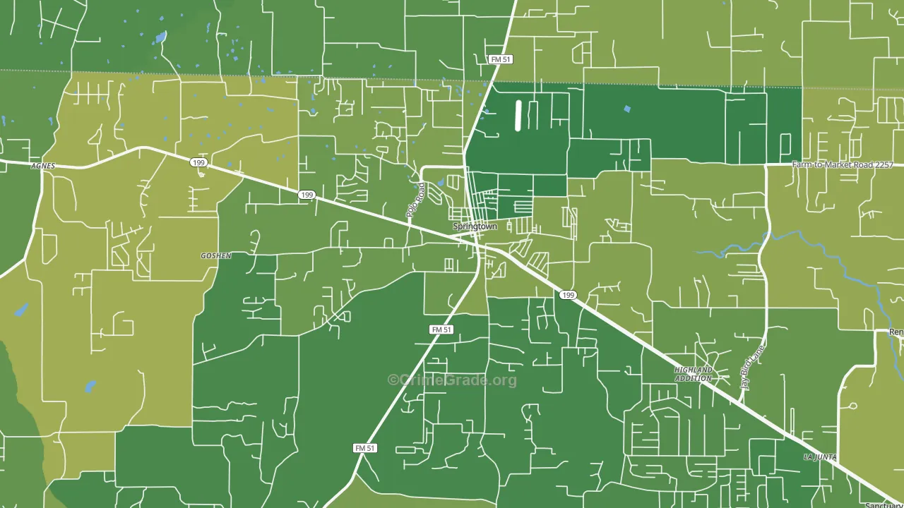 76082, TX Map of Vehicle Theft Rates