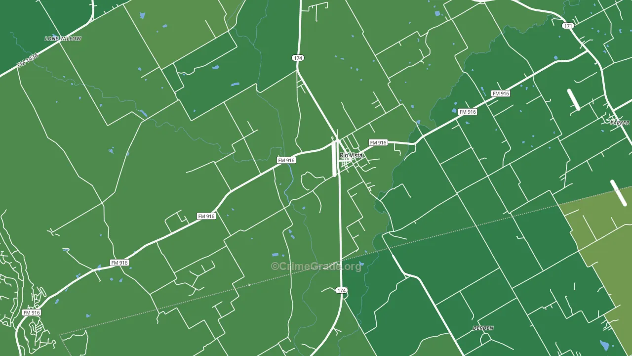 76093, TX Map of Vehicle Theft Rates
