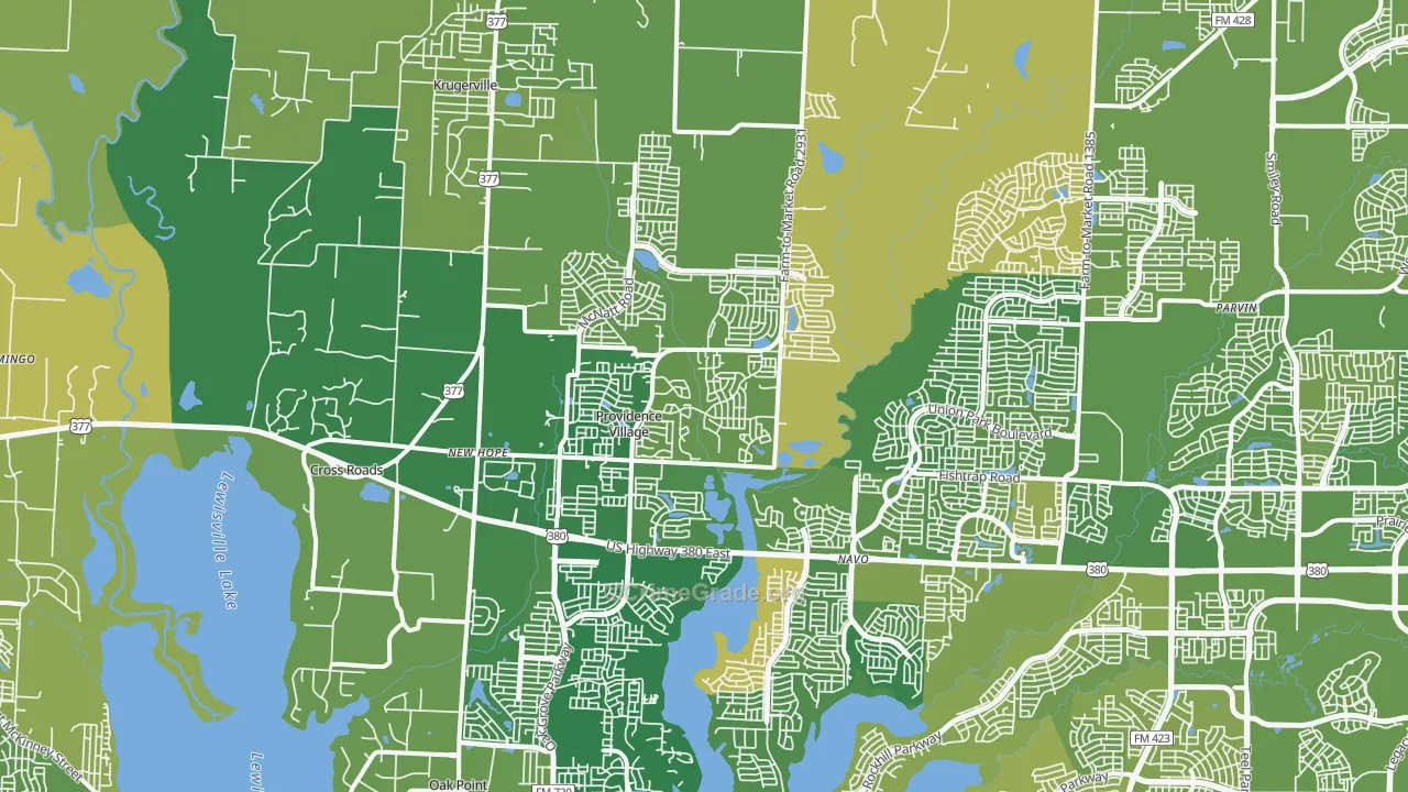 76227, TX Map of Vehicle Theft Rates