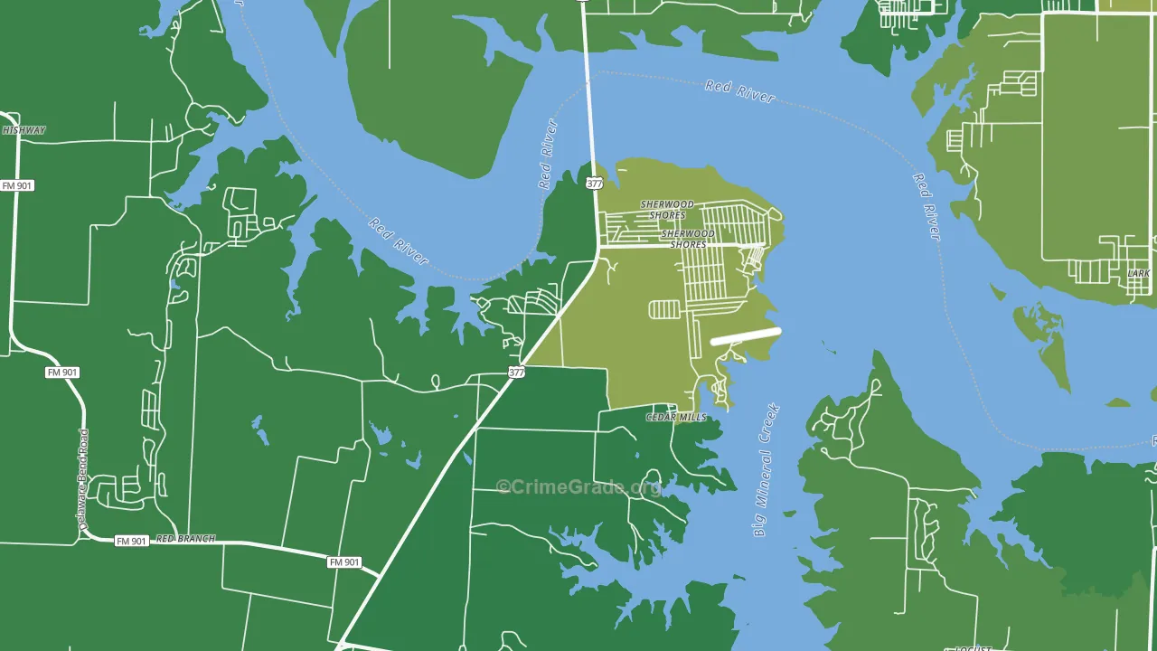 76245, TX Map of Vehicle Theft Rates