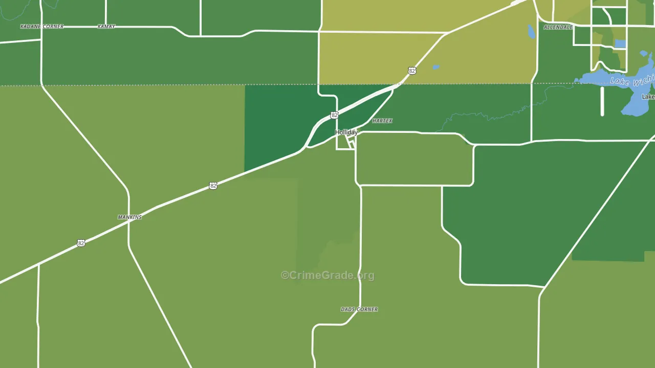 76366, TX Map of Vehicle Theft Rates