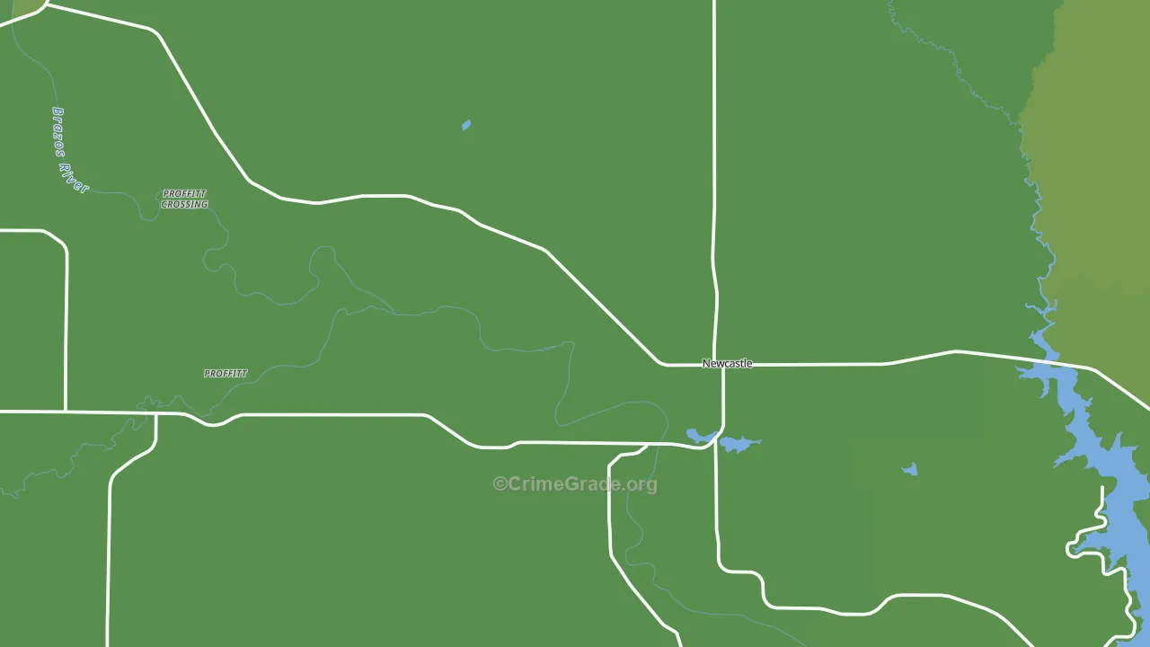 76372, TX Map of Vehicle Theft Rates