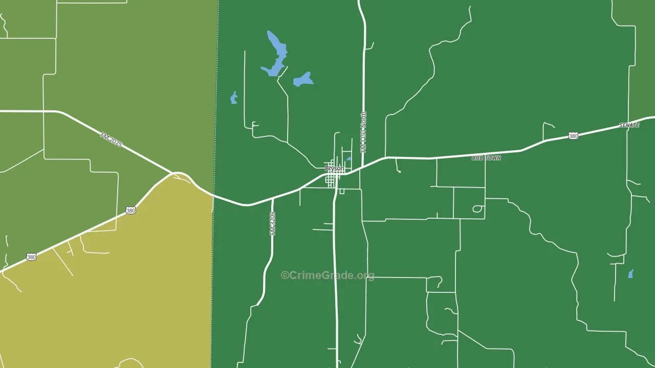 76427, TX Map of Vehicle Theft Rates
