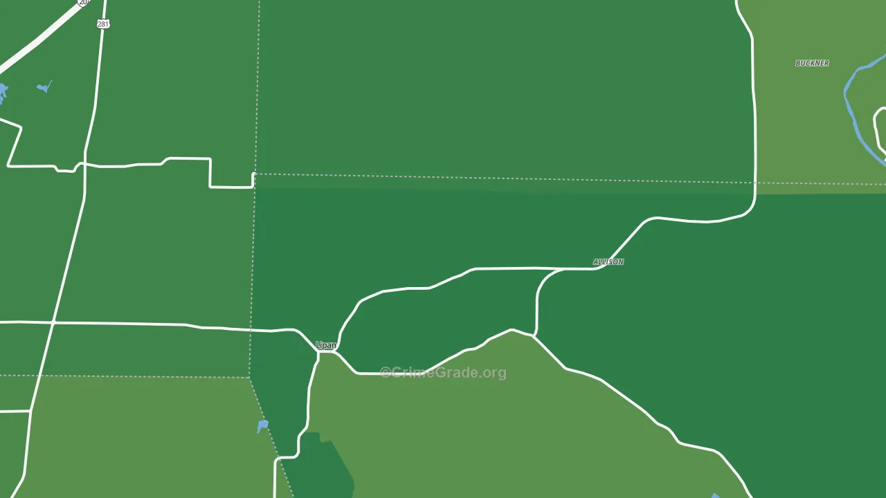76462, TX Map of Vehicle Theft Rates