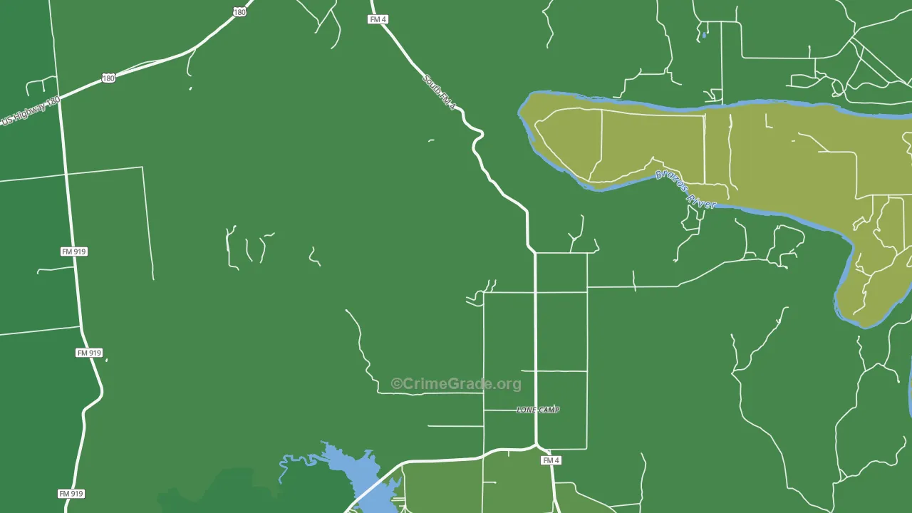76484, TX Map of Vehicle Theft Rates