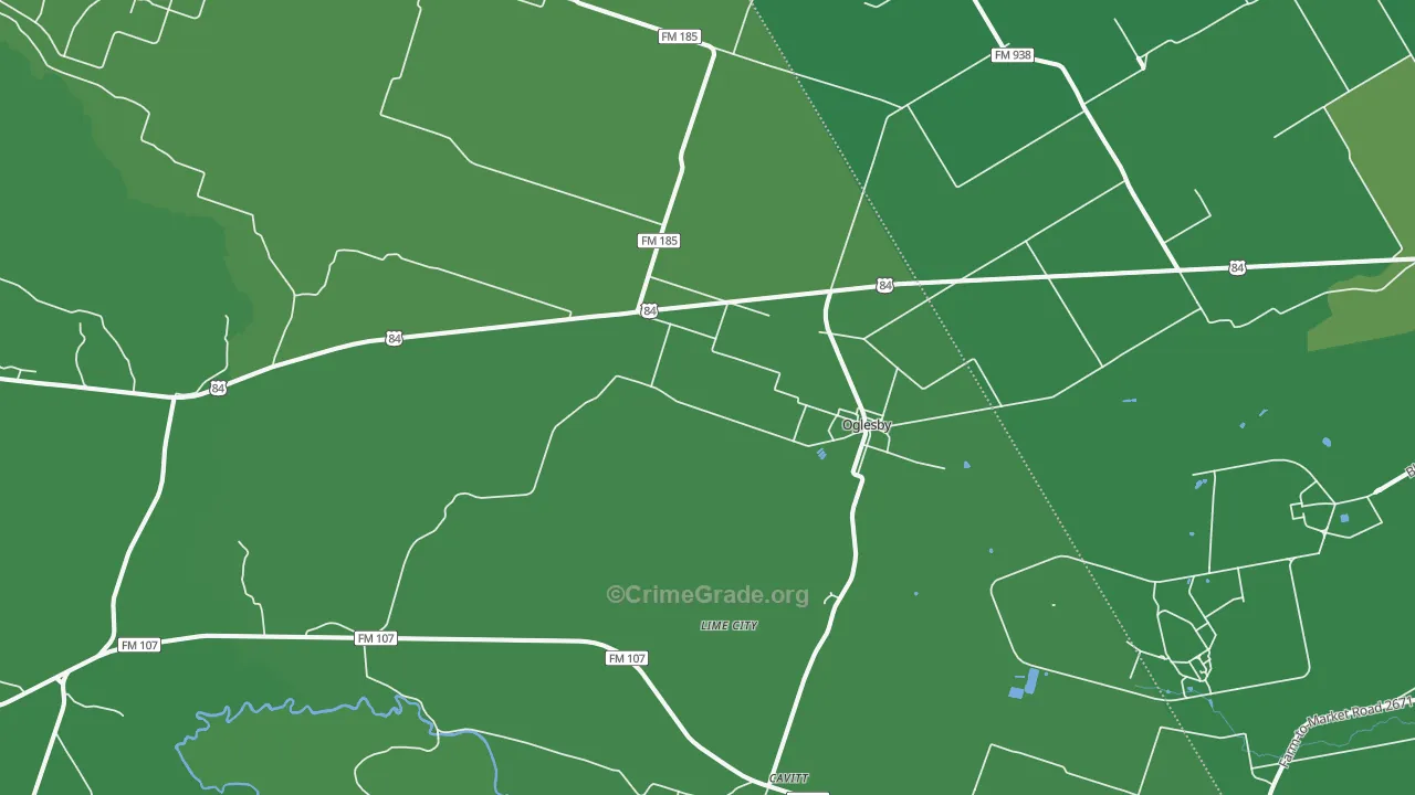 76561, TX Map of Vehicle Theft Rates