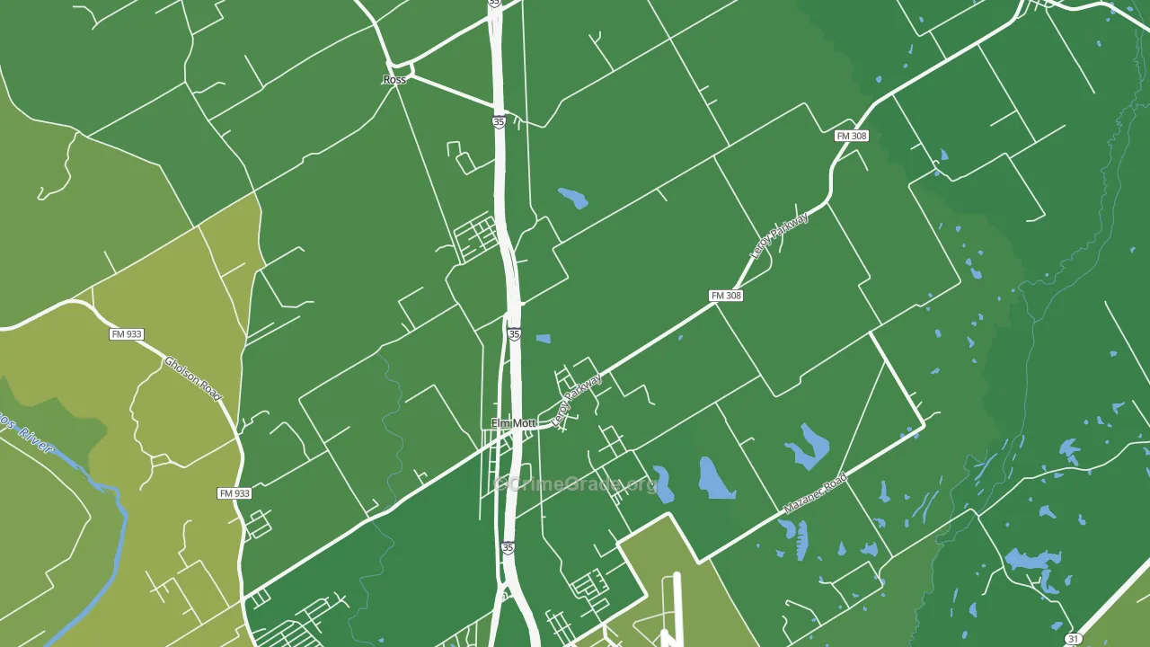 76640, TX Map of Vehicle Theft Rates
