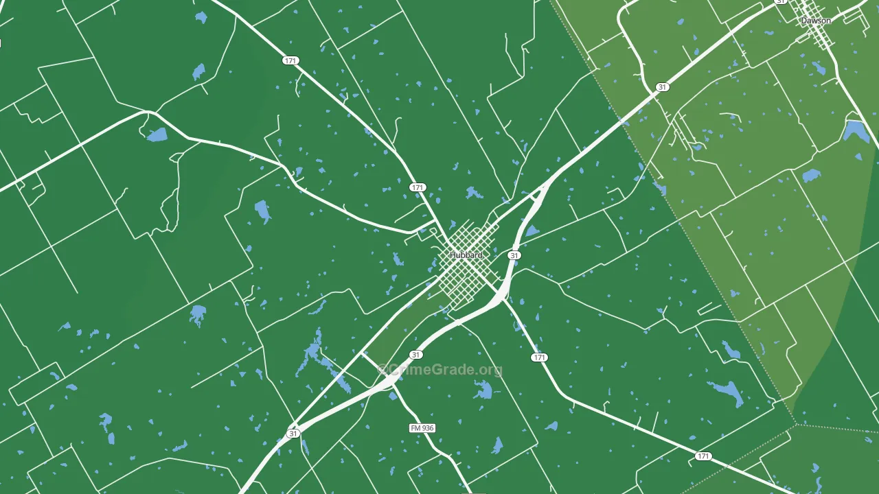 76648, TX Map of Vehicle Theft Rates