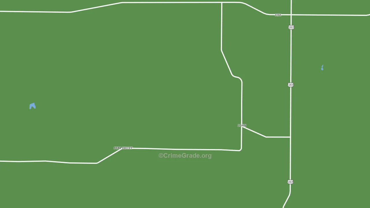 76852, TX Map of Vehicle Theft Rates