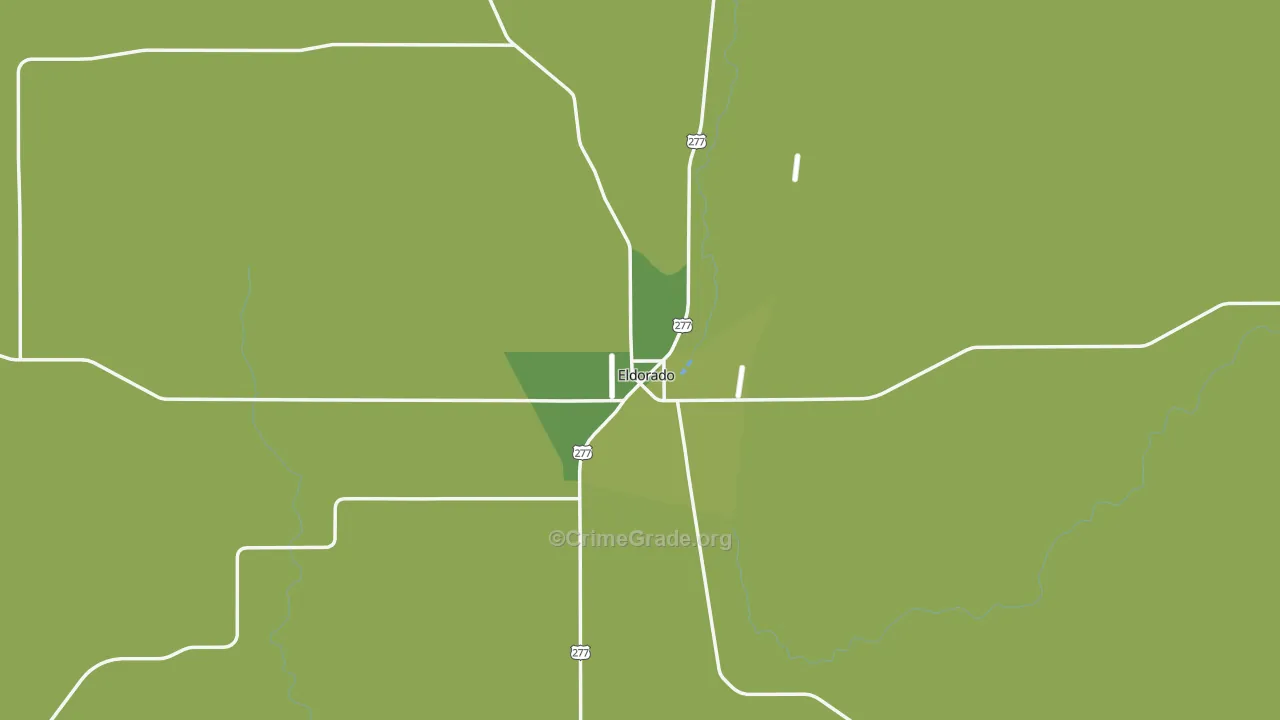 76936, TX Map of Vehicle Theft Rates