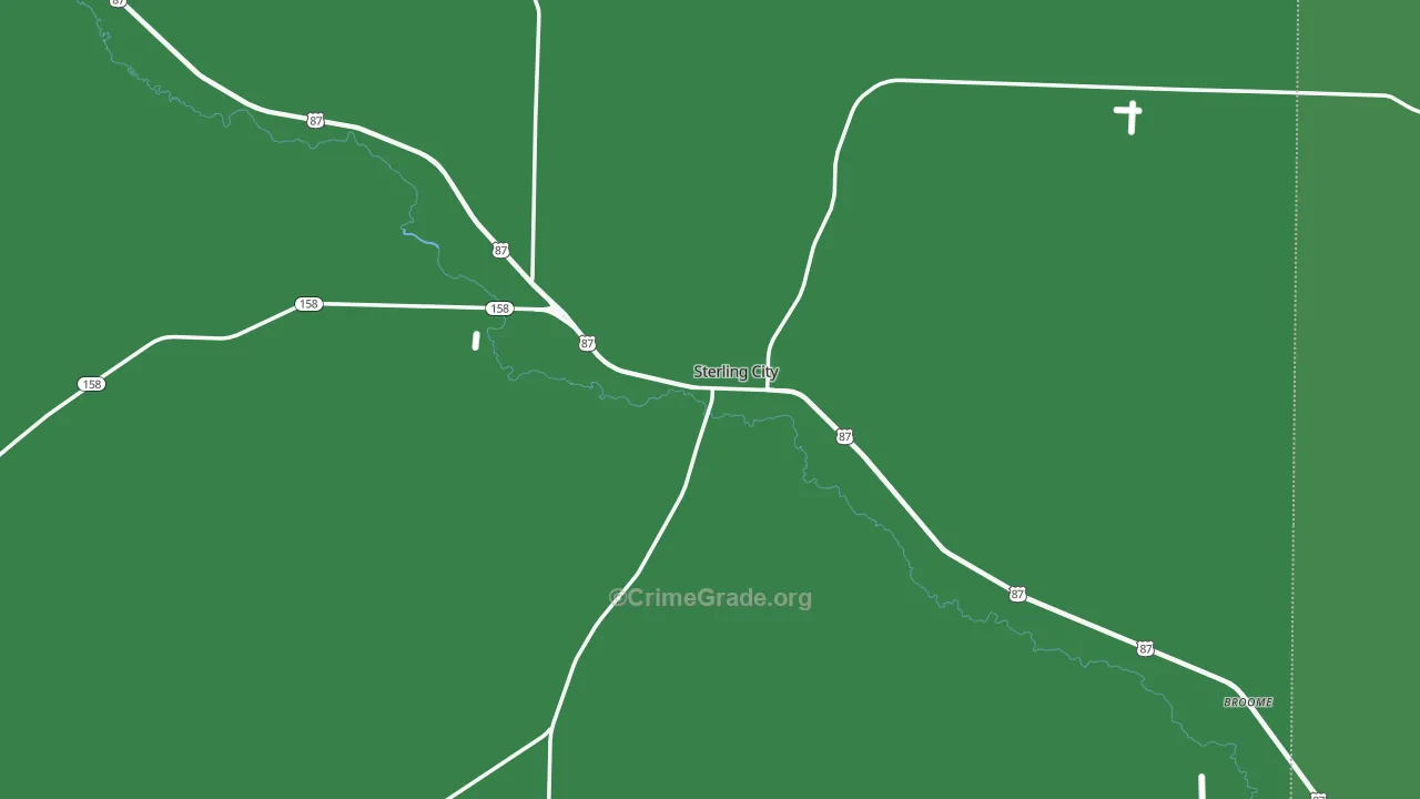 76951, TX Map of Vehicle Theft Rates