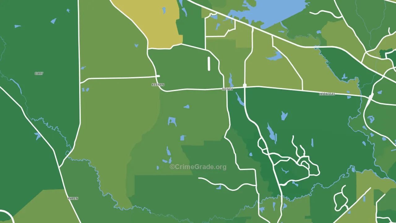 77316, TX Map of Vehicle Theft Rates