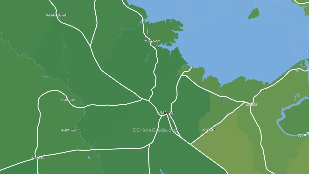 77331, TX Map of Vehicle Theft Rates