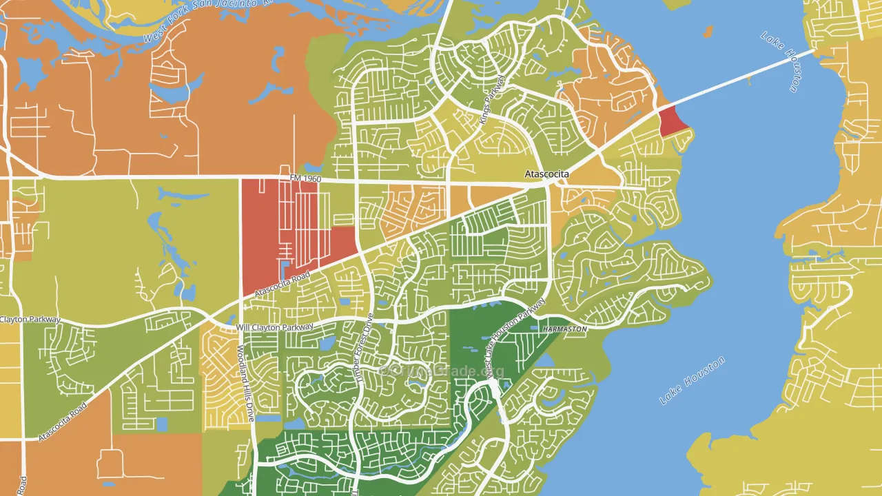 77346, TX Map of Vehicle Theft Rates