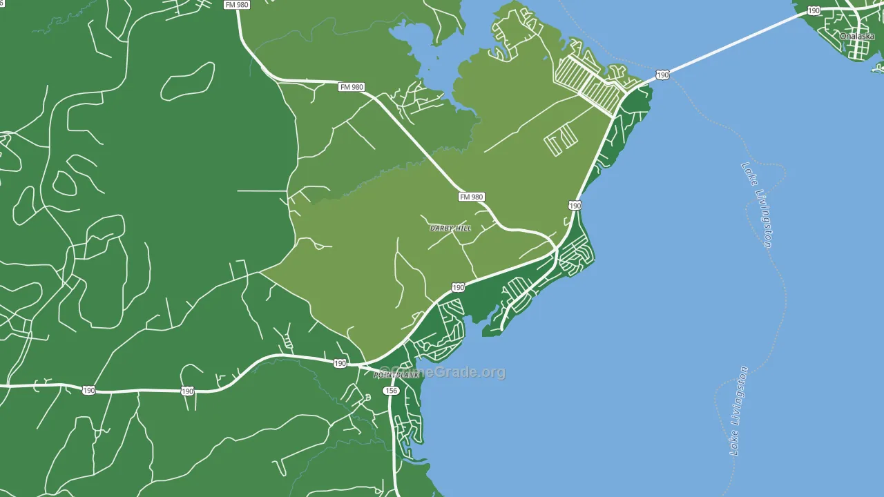 77364, TX Map of Vehicle Theft Rates