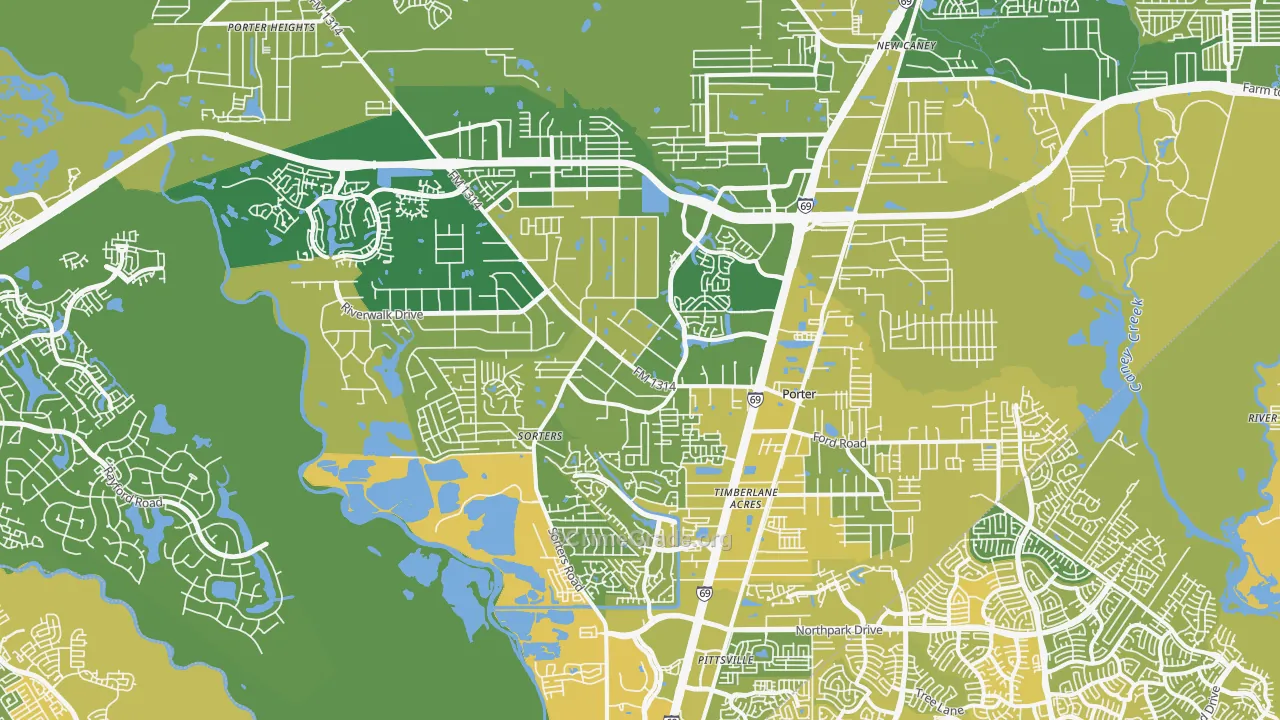 77365, TX Map of Vehicle Theft Rates