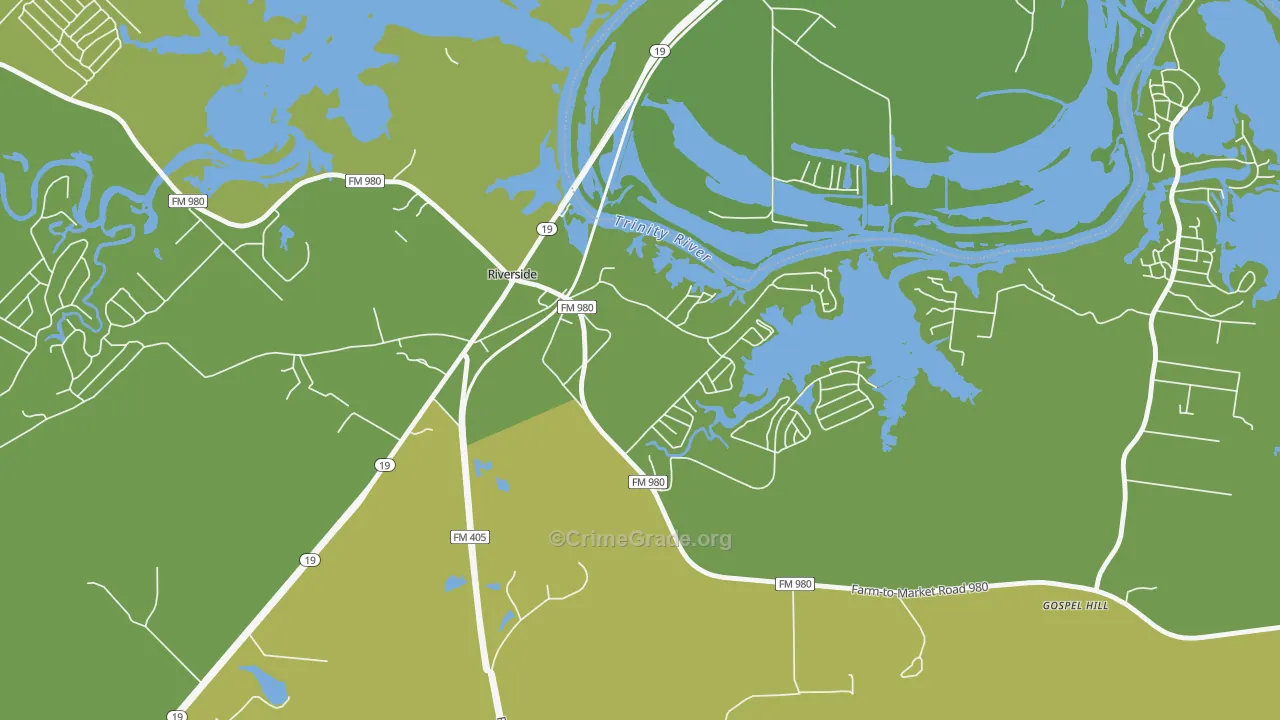77367, TX Map of Vehicle Theft Rates