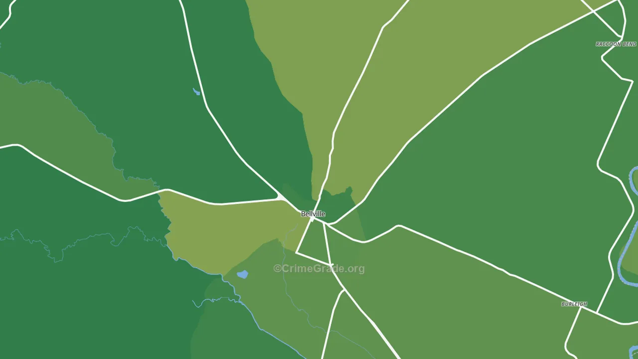 77418, TX Map of Vehicle Theft Rates