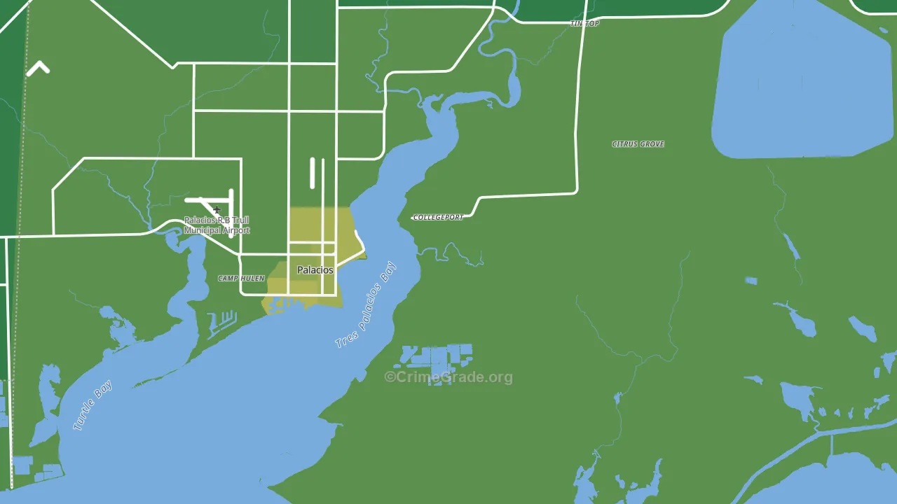 77428, TX Map of Vehicle Theft Rates