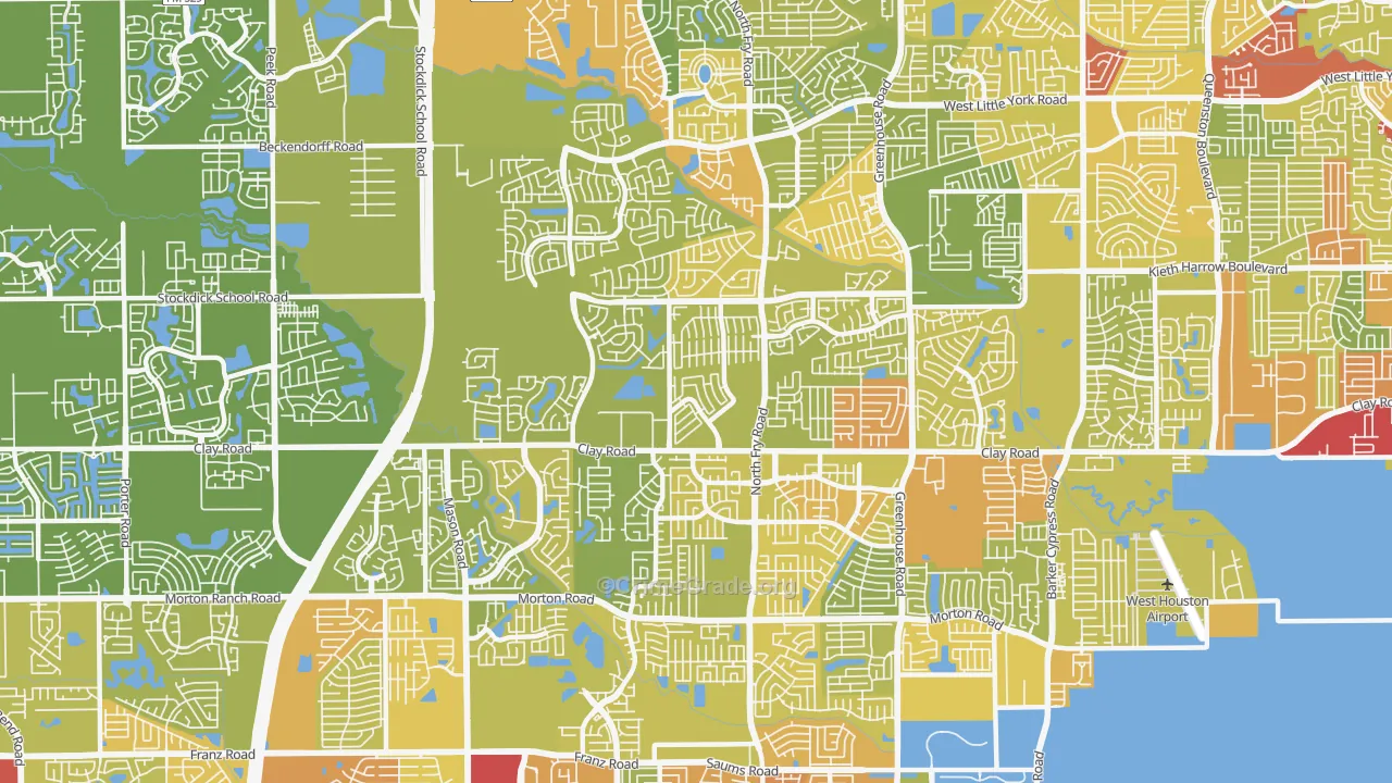 77449, TX Map of Vehicle Theft Rates