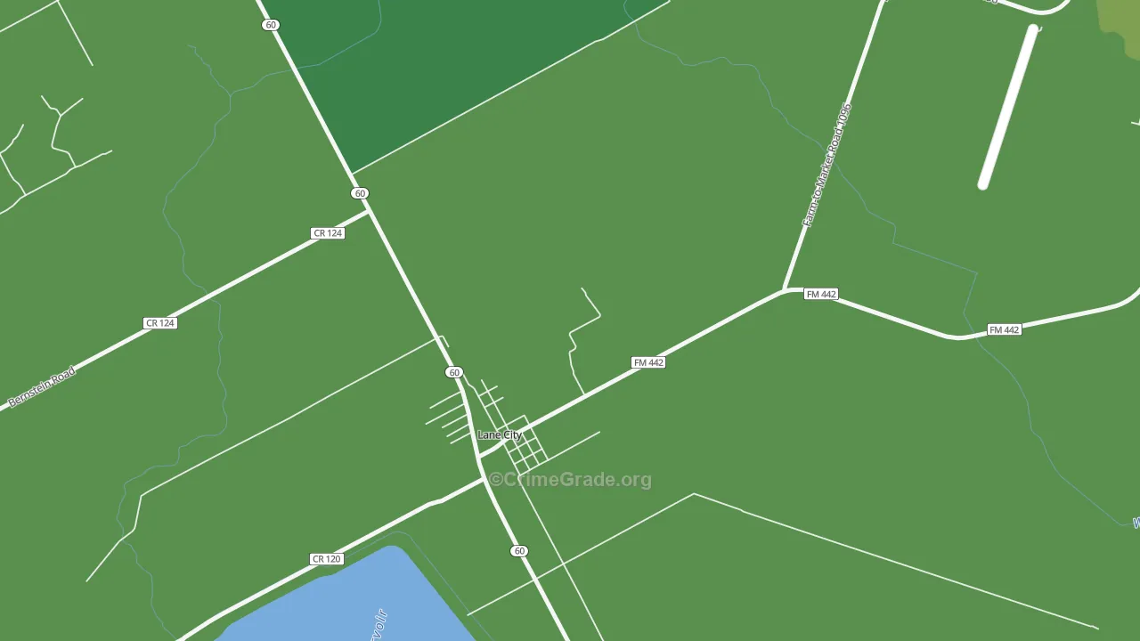 77453, TX Map of Vehicle Theft Rates
