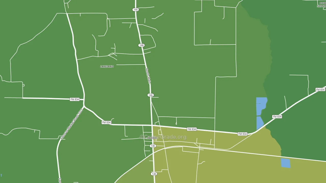 77561, TX Map of Vehicle Theft Rates
