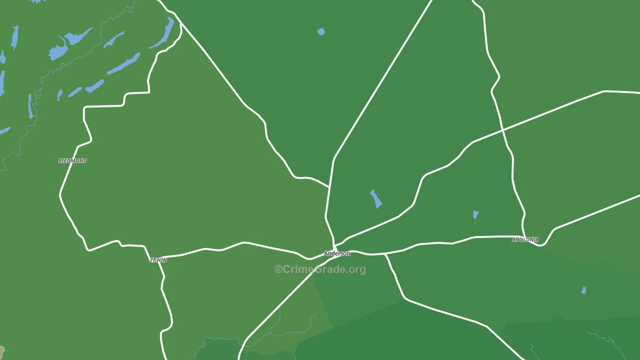 77830, TX Map of Vehicle Theft Rates