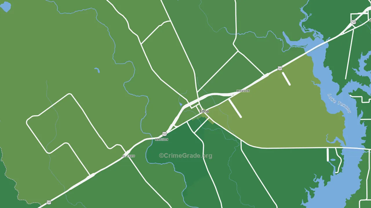 77957, TX Map of Vehicle Theft Rates