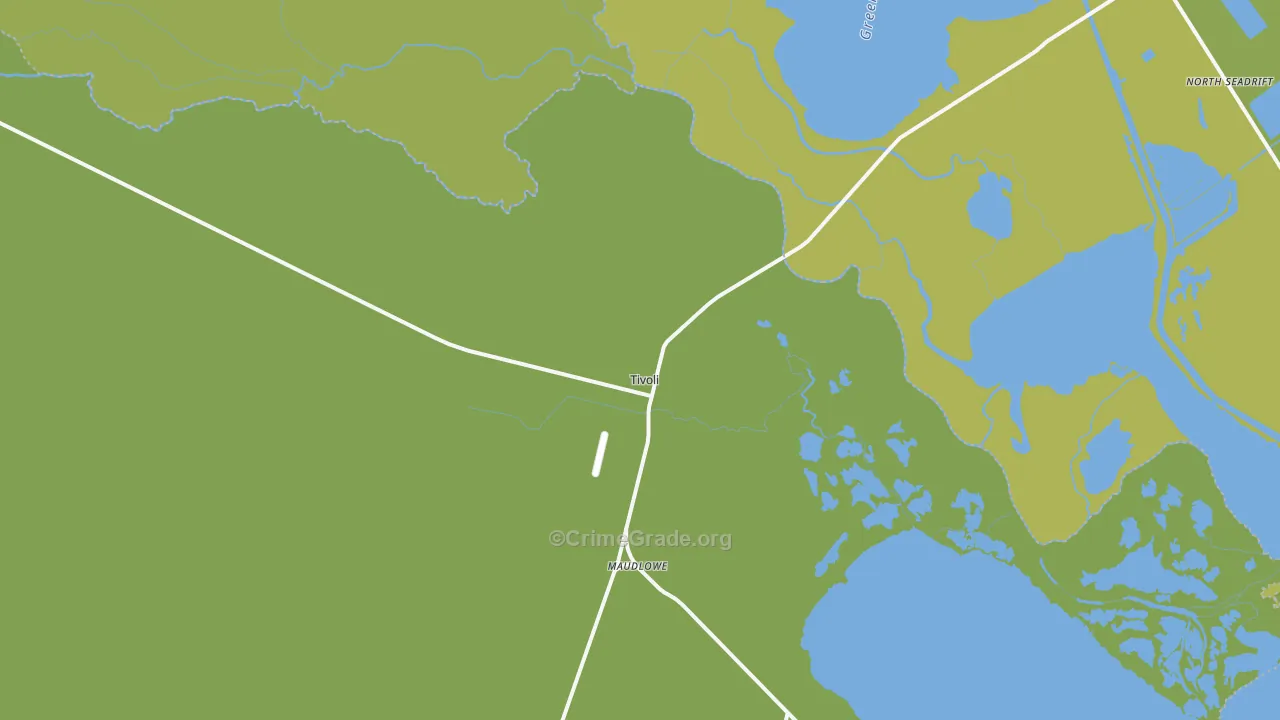 77990, TX Map of Vehicle Theft Rates