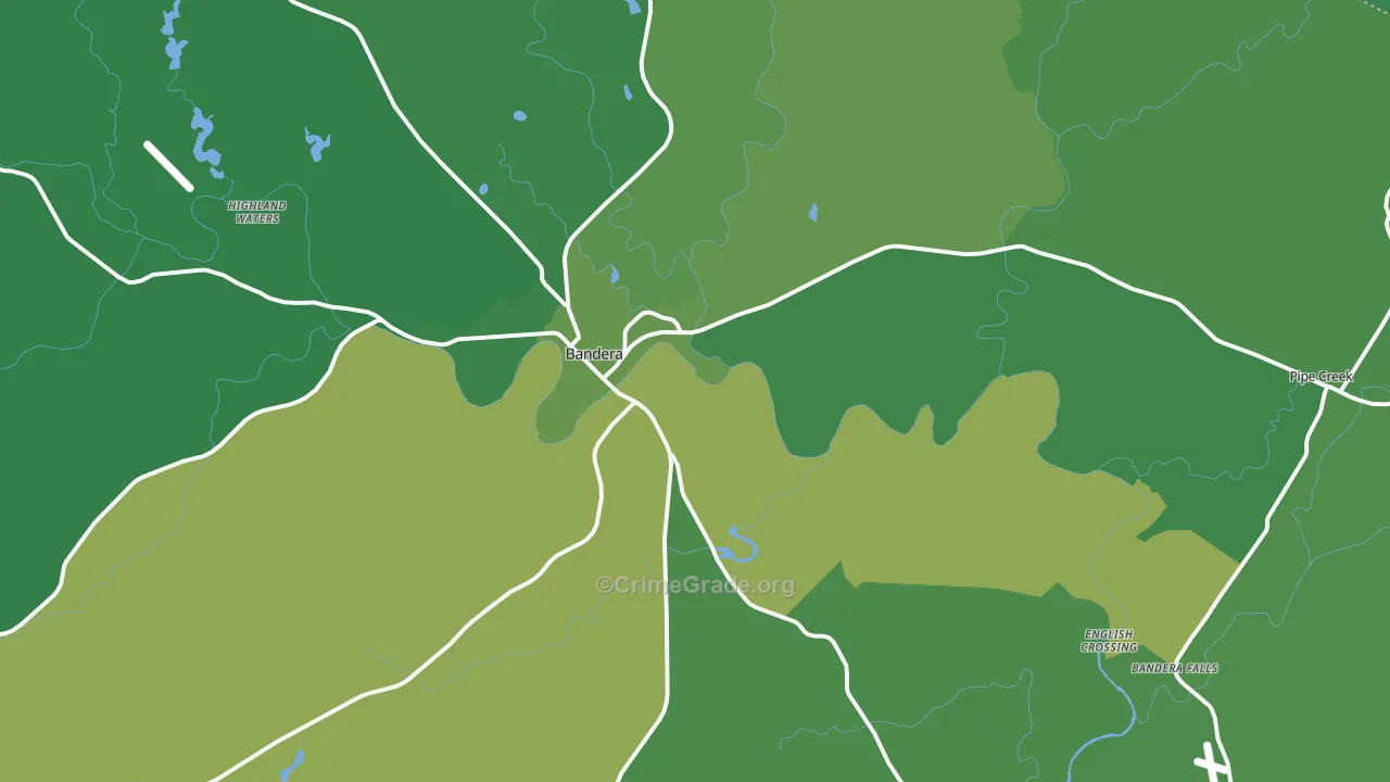 78003, TX Map of Vehicle Theft Rates