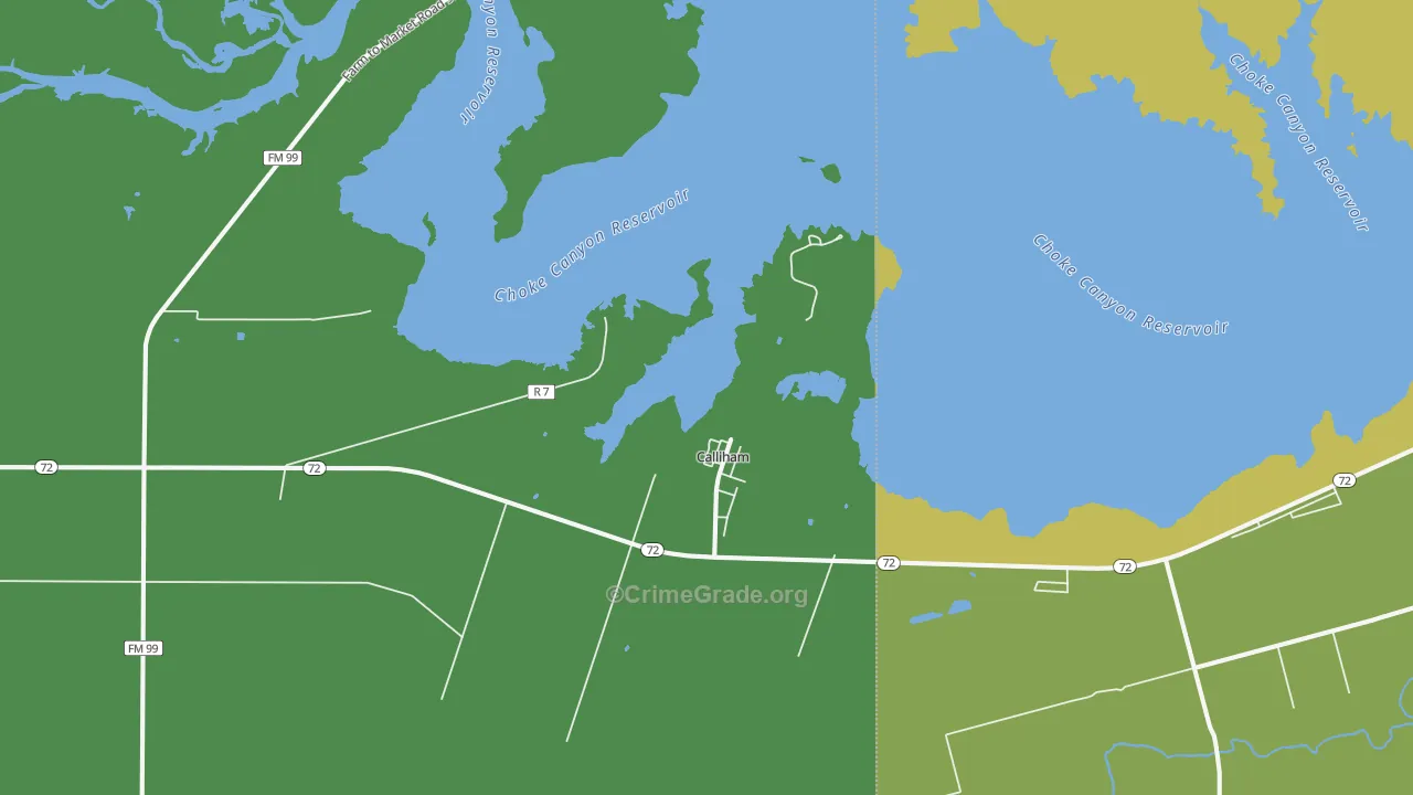 78007, TX Map of Vehicle Theft Rates