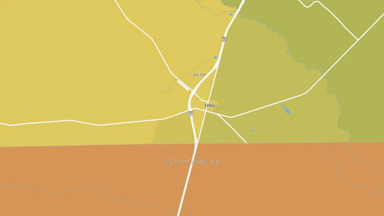 78017, TX Map of Vehicle Theft Rates