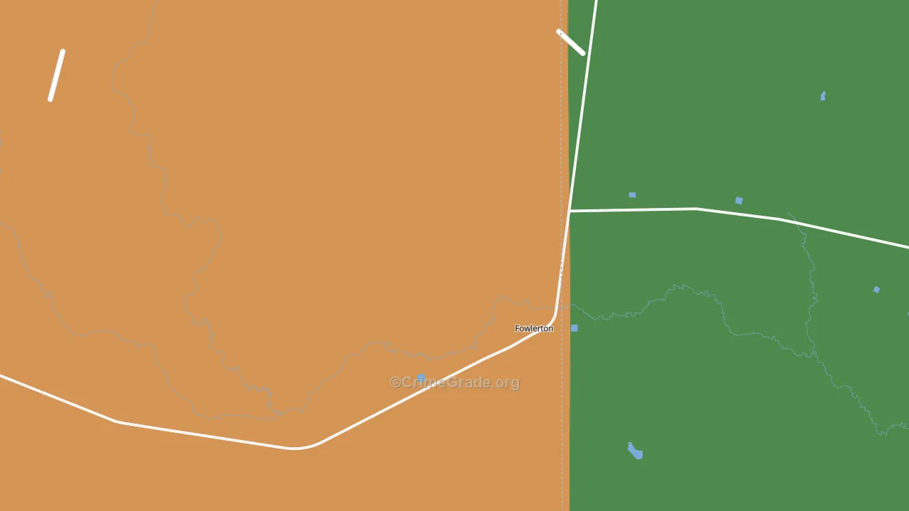 78021, TX Map of Vehicle Theft Rates