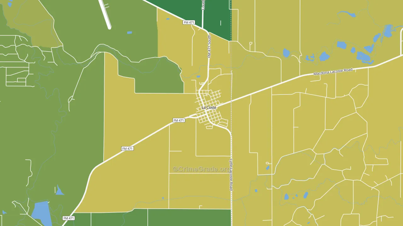 78039, TX Map of Vehicle Theft Rates