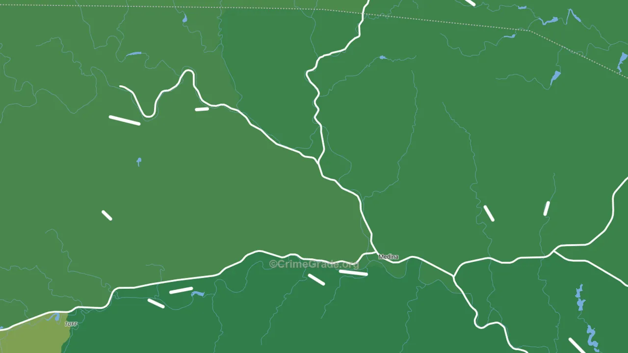 78055, TX Map of Vehicle Theft Rates