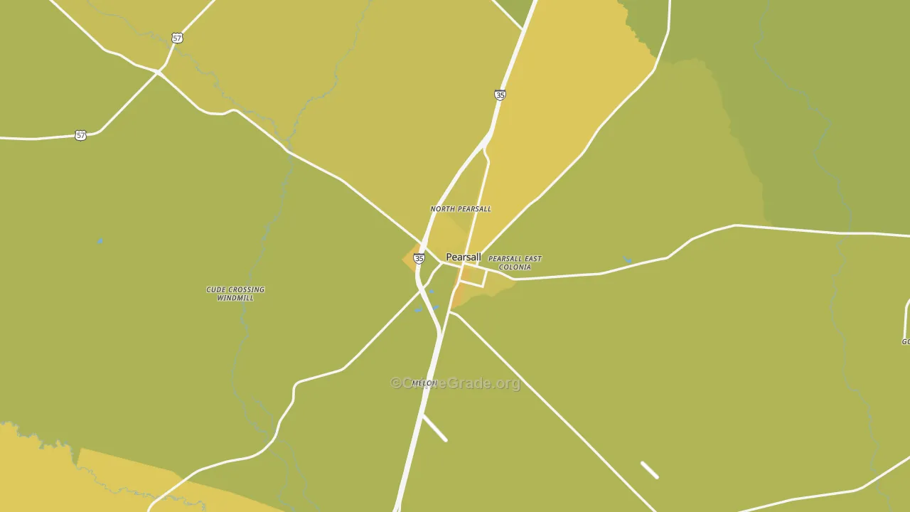 78061, TX Map of Vehicle Theft Rates