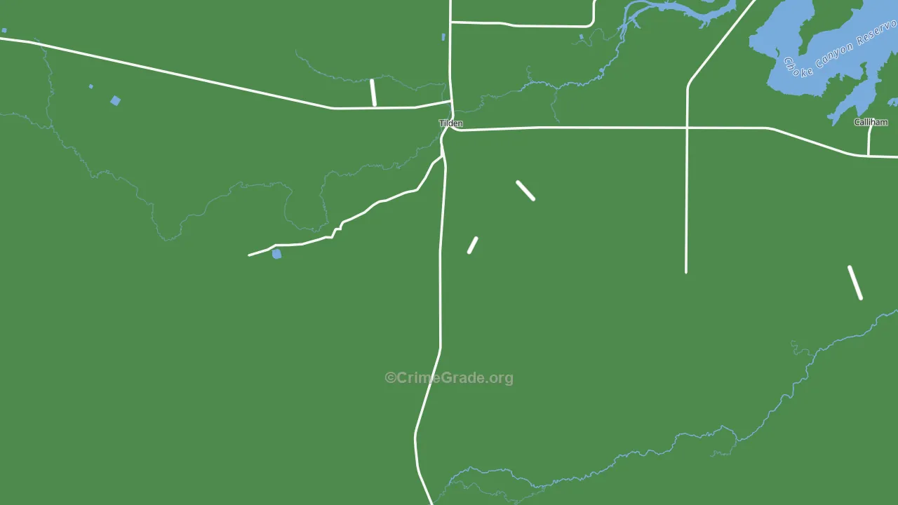 78072, TX Map of Vehicle Theft Rates