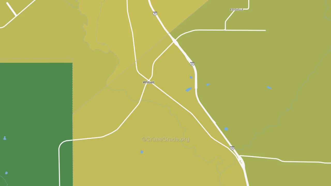 78075, TX Map of Vehicle Theft Rates