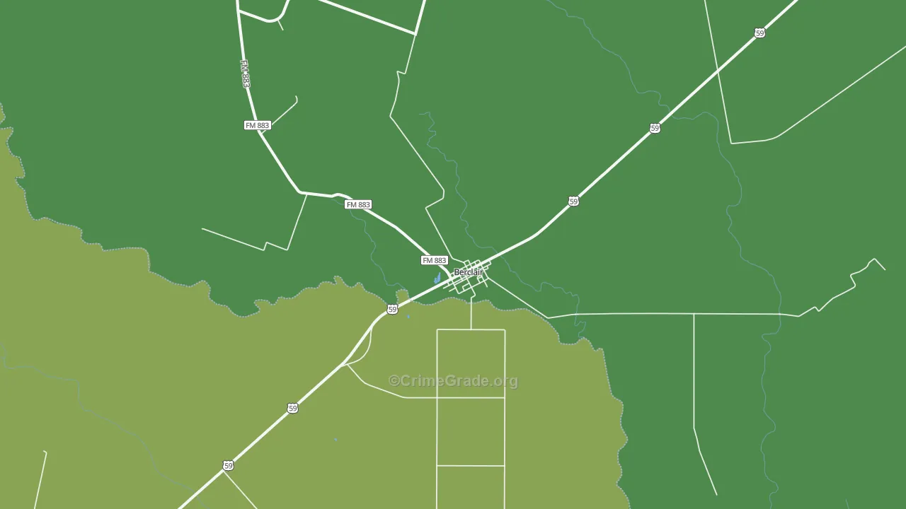 78107, TX Map of Vehicle Theft Rates