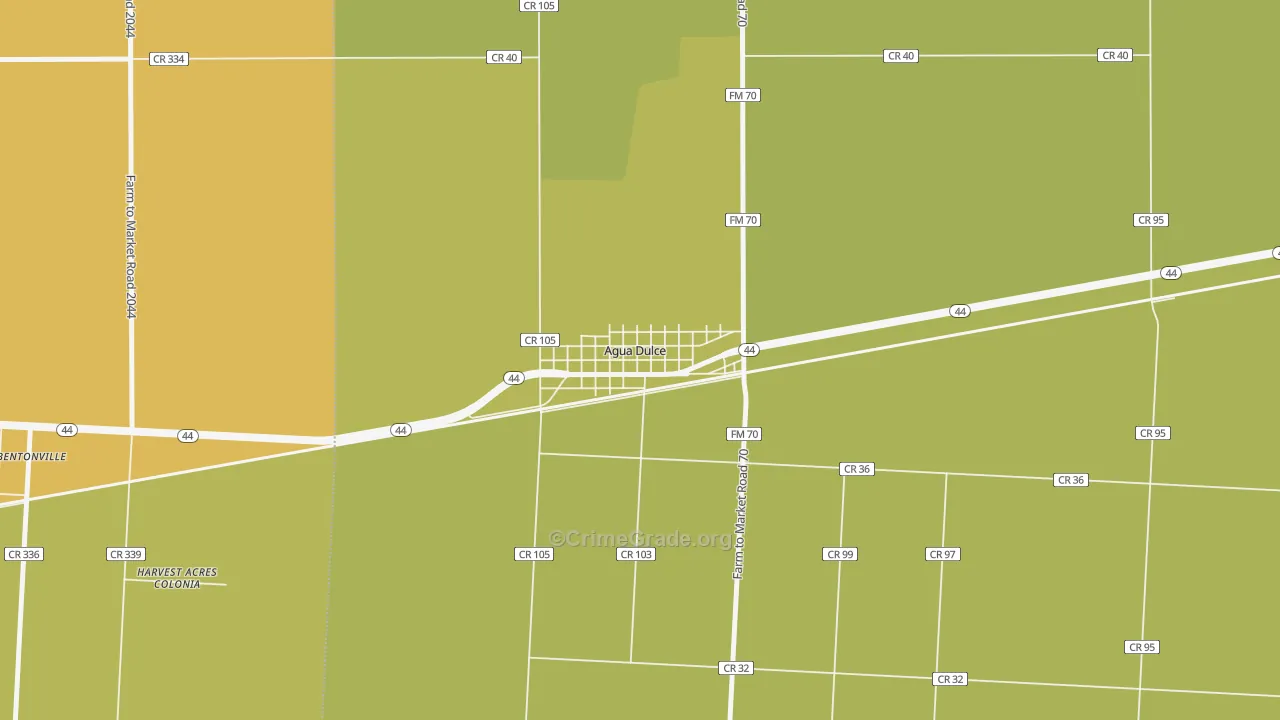 78330, TX Map of Vehicle Theft Rates