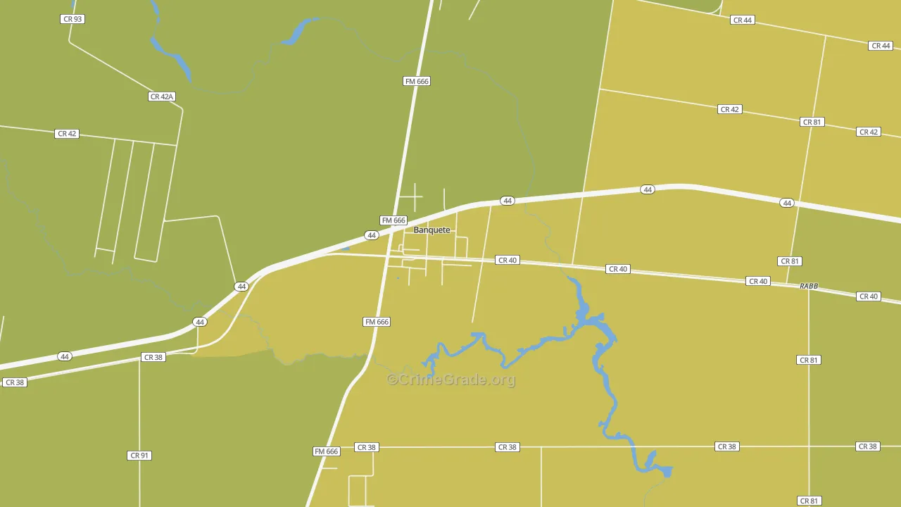 78339, TX Map of Vehicle Theft Rates