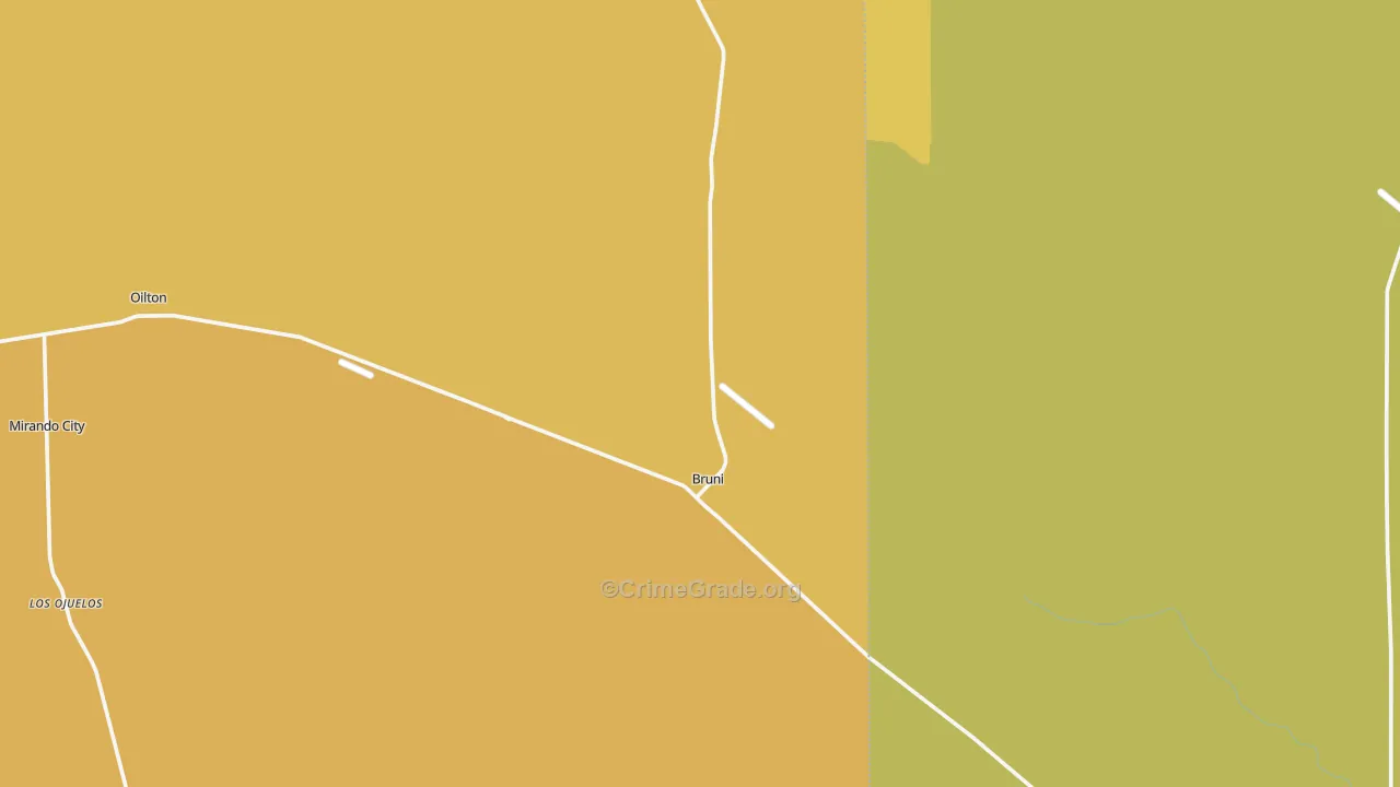 78344, TX Map of Vehicle Theft Rates