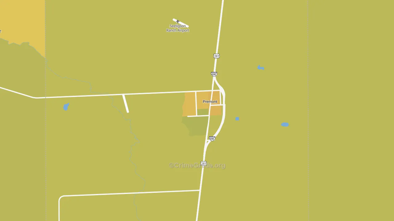 78375, TX Map of Vehicle Theft Rates